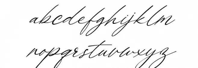 Billie Bonnie Italic Font LOWERCASE