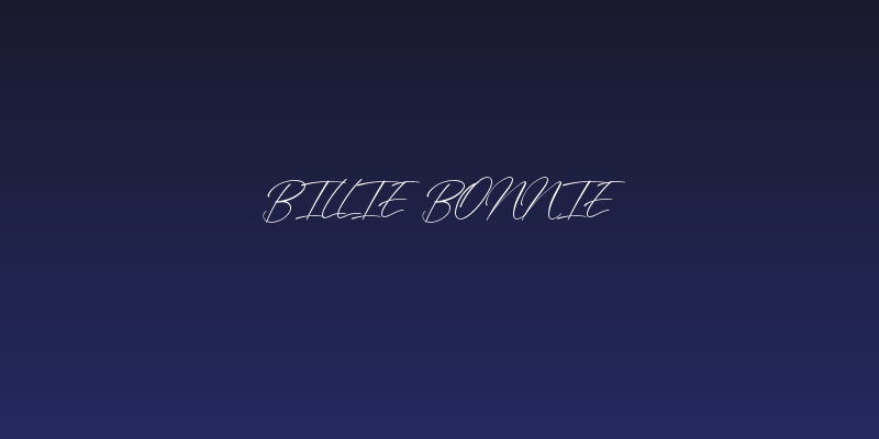Billie Bonnie Social Header