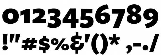 Billie DEMO Black Font OTHER CHARS