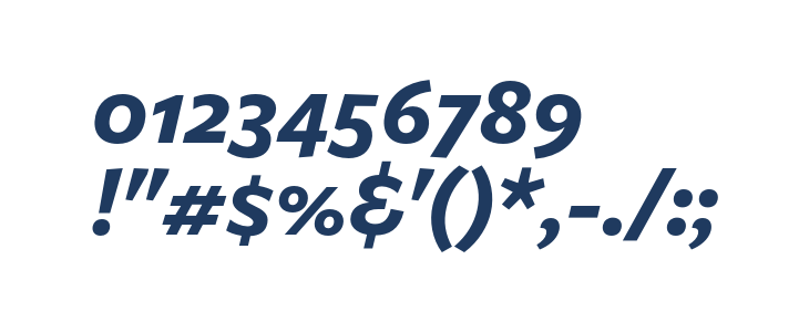 Billie DEMO Bold Italic Other Characters