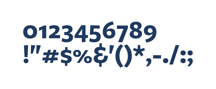 Billie DEMO Bold Other Characters