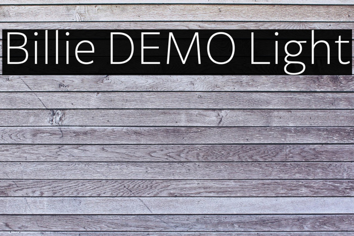 Billie DEMO Light Example 3