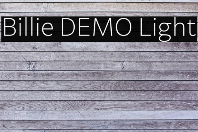 Billie DEMO Light Example 3