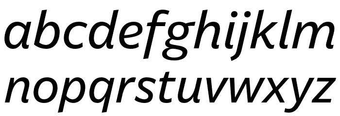 Billie DEMO Medium Italic Font LOWERCASE