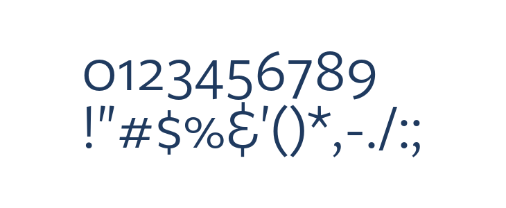 Billie DEMO Regular Other Characters