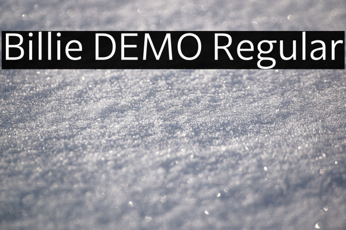 Billie DEMO Regular Example 2