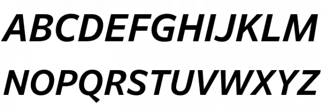 Billie DEMO SemiBold Italic 字体 大写