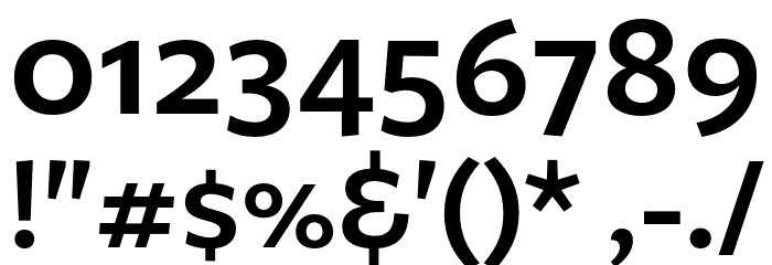 Billie DEMO SemiBold Font OTHER CHARS