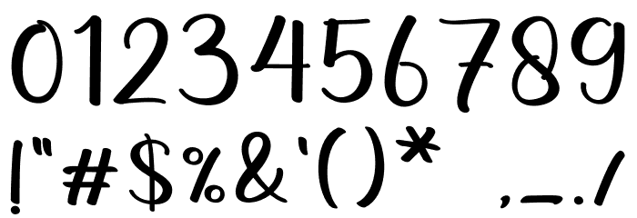 Billie Family Font OTHER CHARS
