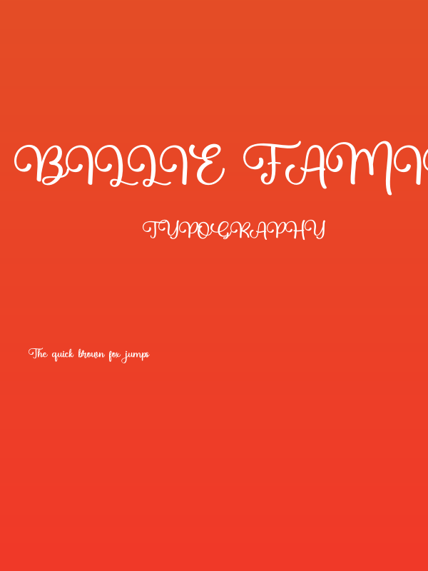 Billie Family Poster