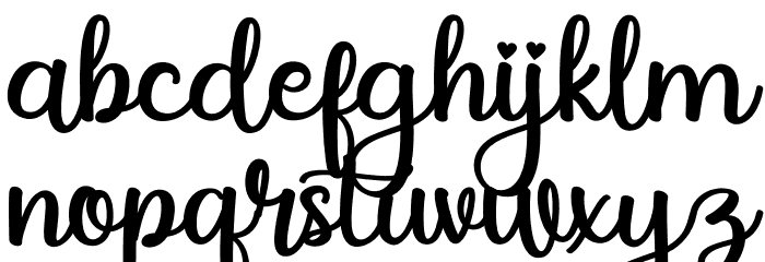 Billie Family Font LOWERCASE