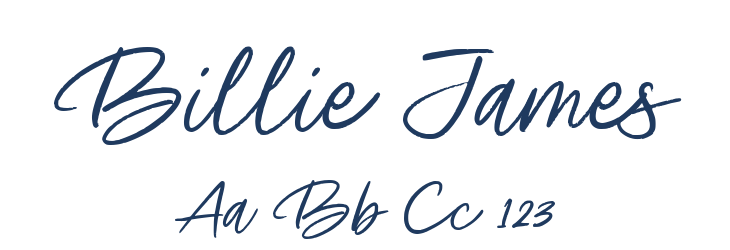 Billie James Font Preview