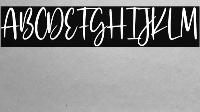 Billie Kimber Font examples