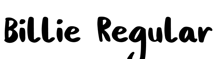 Billie Regular  Frei Schriftart Herunterladen