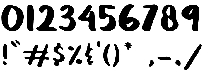 Billie Regular Font OTHER CHARS