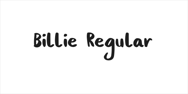 Billie Regular Logo