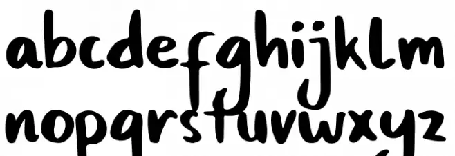 Billie Regular Caratteri MINUSCOLO