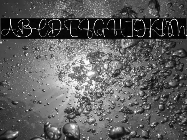 Billie Sight Personal Use Font examples