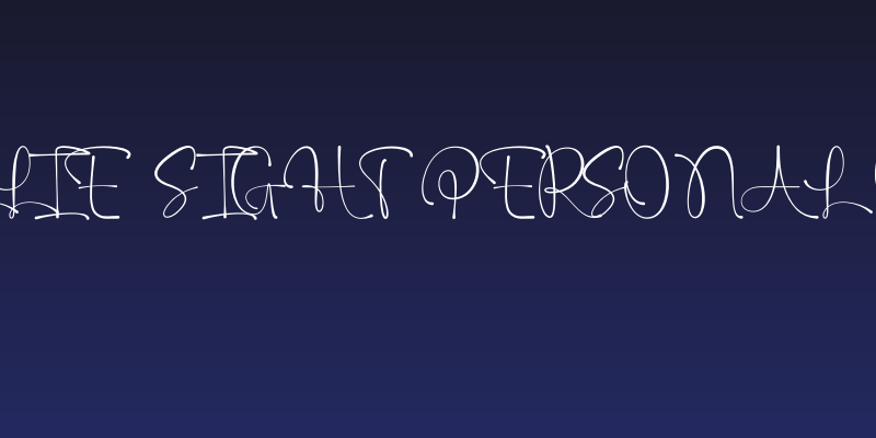 Billie Sight Personal Use Social Header