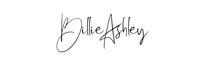 BillieAshley  font caratteri gratis