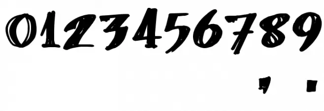 BillieBarred06 Font OTHER CHARS