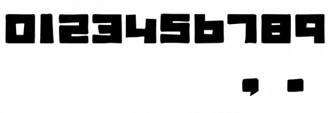 BillieBob Font OTHER CHARS