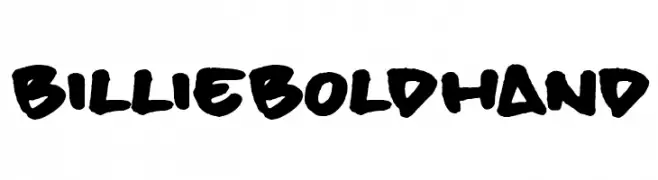 BillieBoldHand  नि: शुल्क फ़ॉन्ट्स डाउनलोड