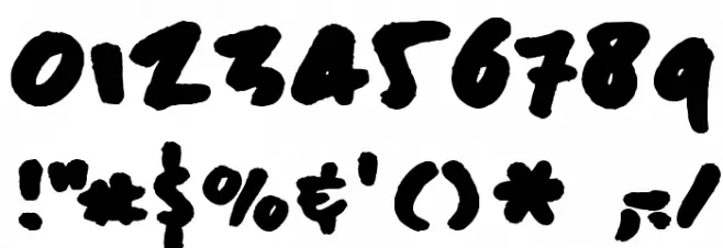 BillieBoldHand Font OTHER CHARS