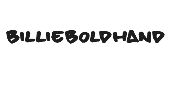 BillieBoldHand Logo