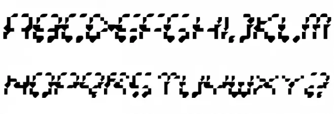 BilligHora Font UPPERCASE