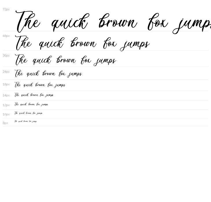 Billion Calligraphy - Personal Use Waterfall