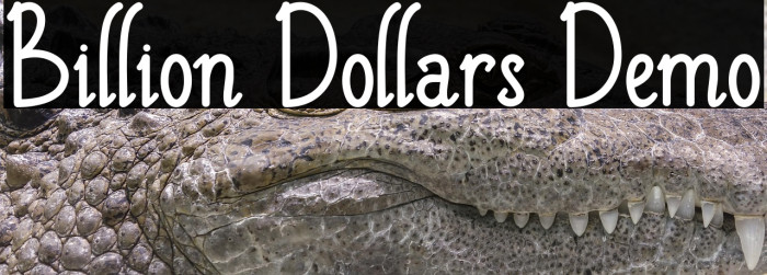 Billion Dollars Demo Example 1