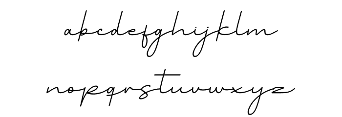 Billion Miracles personal use Font LOWERCASE