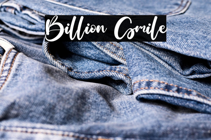 Billion Smile Example 1