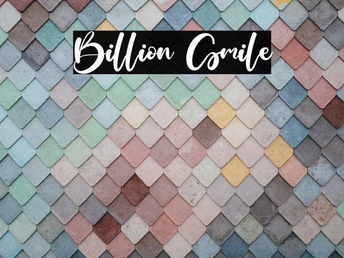 Billion Smile Example 2