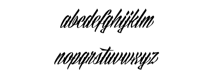 Billion Stars Personal Use Font LOWERCASE