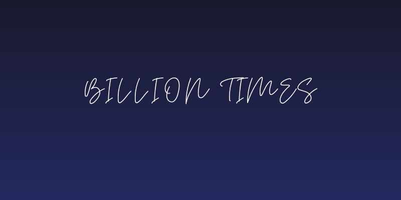 Billion Times Social Header