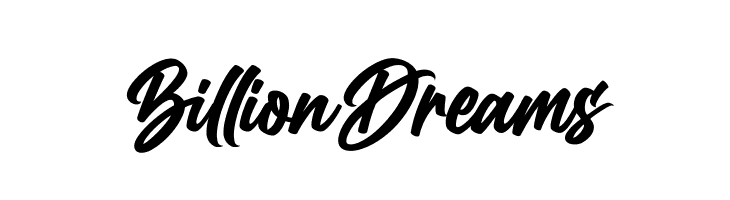 BillionDreams  Fuentes Gratis Descargar