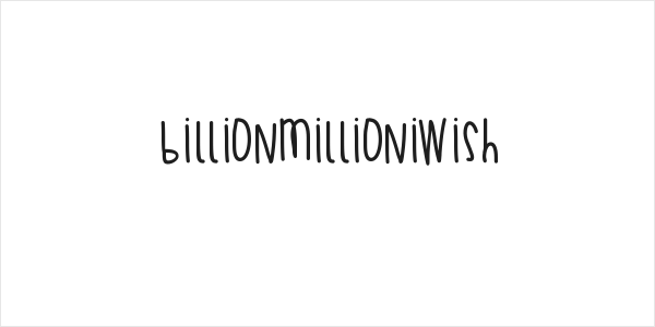 BillionMillionIWish Logo