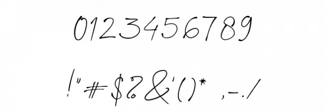 BillionReachDEMO Font OTHER CHARS