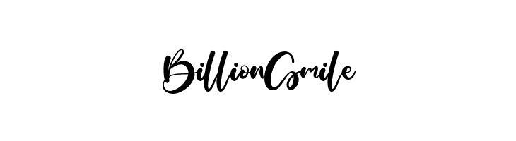 BillionSmile  免费字体下载