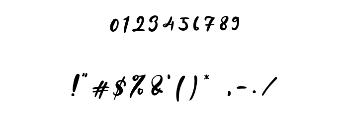 BillionSmile Font OTHER CHARS