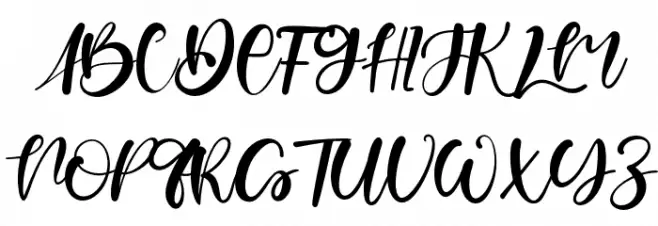 BillionSmile Font Litere mari