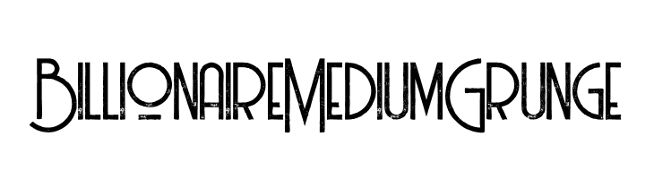 Billionaire Medium Grunge  font caratteri gratis