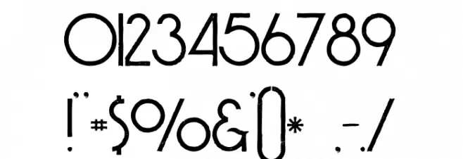 Billionaire Medium Grunge Font OTHER CHARS