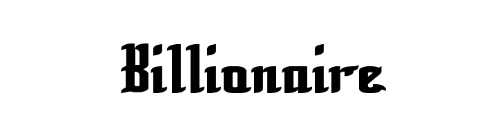 Billionaire Font - FFonts.net