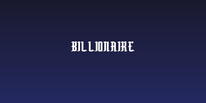 Billionaire Social Header