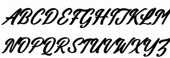 Billionstar Italic خط أحرف كبيرة