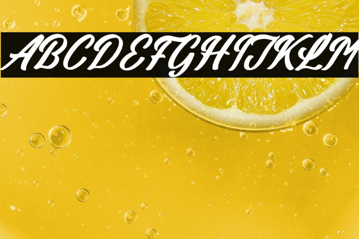 Billionstar Italic Example 2