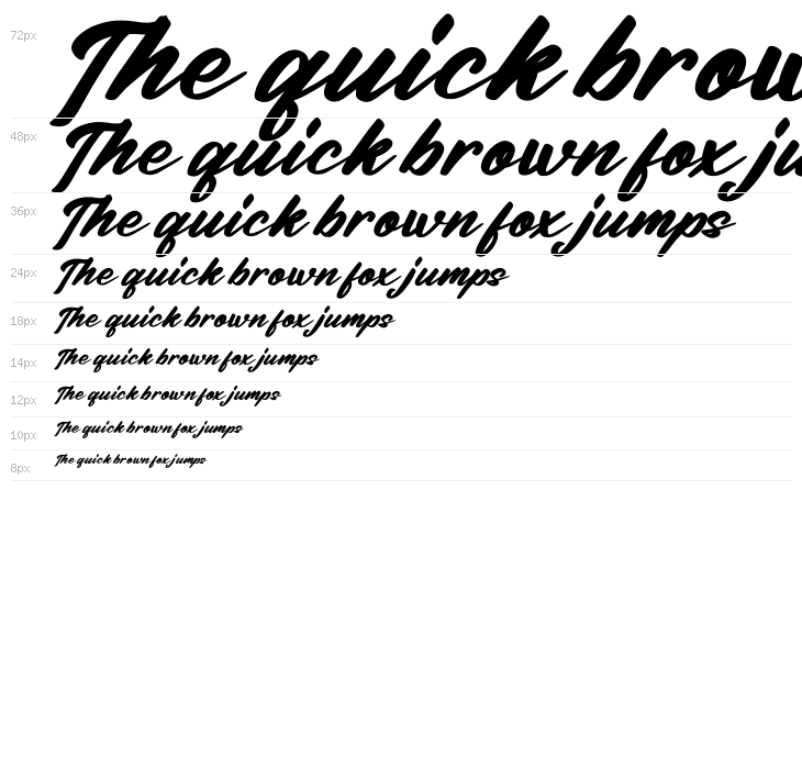 Billionstar Italic Waterfall